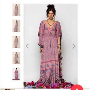 raga electric love maxi dress